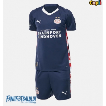 PSV Eindhoven Echipament de Fotbal Replică 2025-26 Copii Deplasare (+ Șorturi)